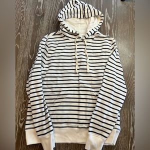 Large Amazon Essentials Striped Hoodie